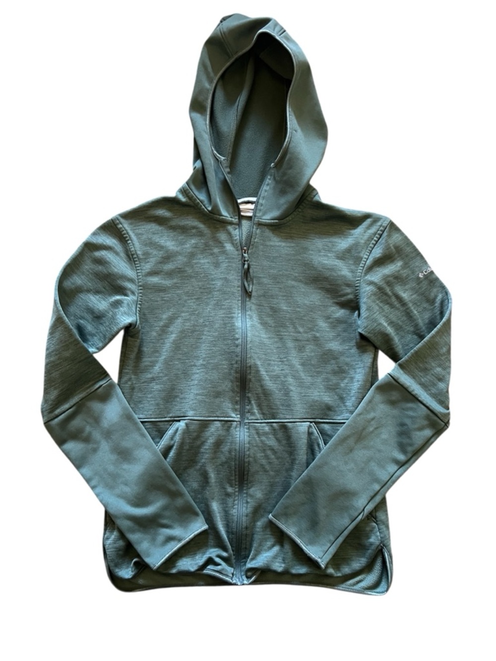 Columbia Women’s Teal Full Zip Lightweight Hoodie Jacket | XXS